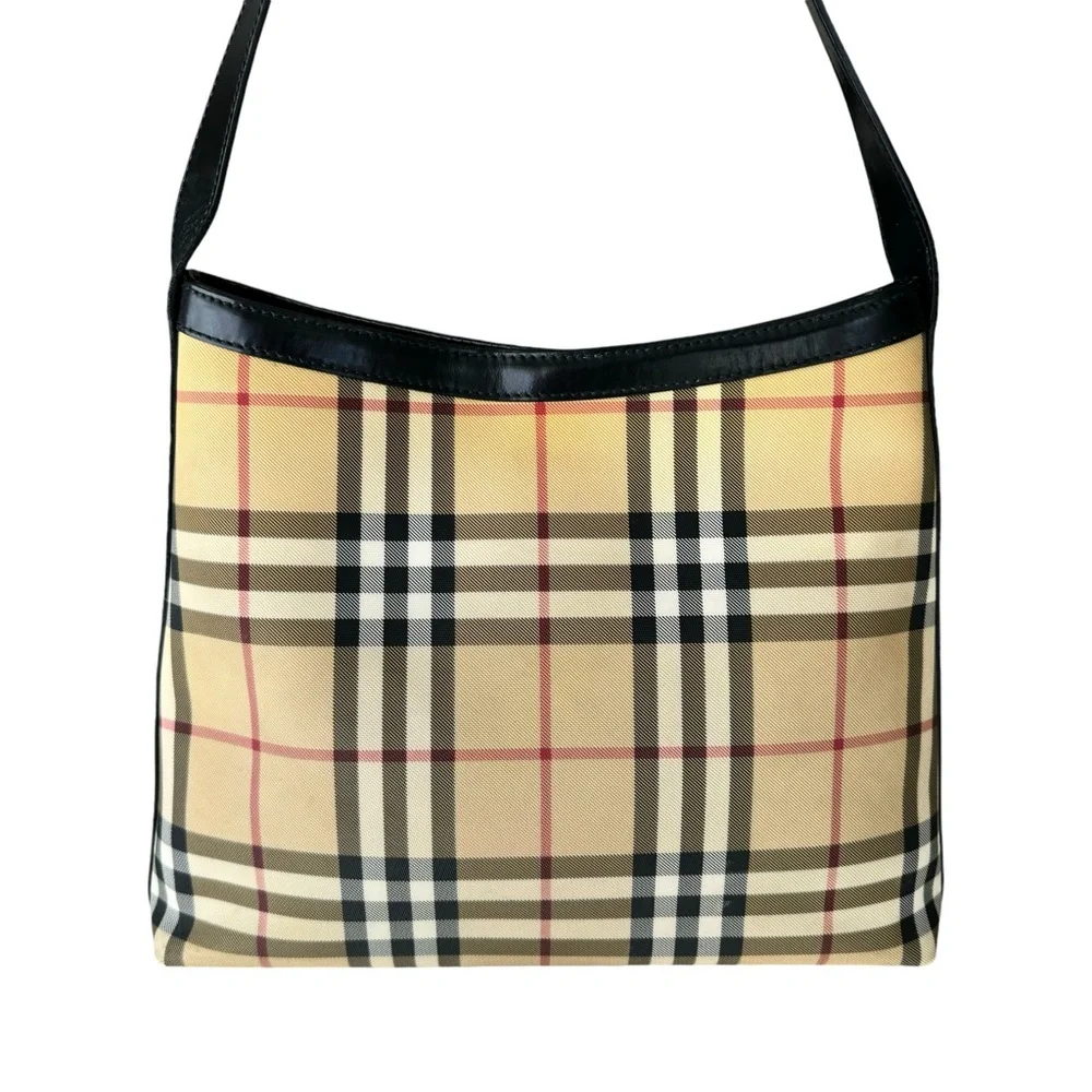 BURBERRY Vintage Nova Check Shoulder Bag